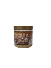 Dead Sea Scrub: Mineral Dead sea Salt & coconut oil Bath Body Scrub Large 660g