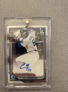 2024 1st Bowman Chrome Auto Emil Morales - Picture 1 of 2