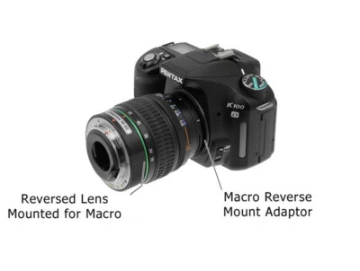 PK-52mm Macro Reverse Lens Adapter Ring For Pentax K/PK Lens Mount - UK STOCK - Image 1 of 4