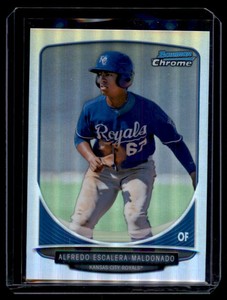 2013 Bowman Chrome Prospects Alfredo Escalera-Maldonado Kansas City Royals