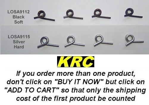 LOSI/TLR CLUTCH SPRING (8) : BLACK(4) SOFT , SILVER(4) HARD - RESSORTS EMBRAYAGE - Photo 1/1