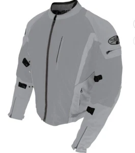 Chaqueta de Moto Joe Rocket Gris Analógica Blindada Impermeable Talla XL - Imagen 1 de 12