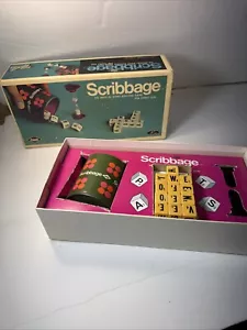 1968 E.S. LOWE COMPANY SCRIBBAGE The OFFICIAL WORD BUILDING GAME Missing Timer - Picture 1 of 5