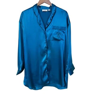 Camisón lencería vintage Victoria's Secret mediano novio camisa de gran tamaño - Imagen 1 de 7