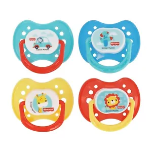 Fisher-Price Juego de chupete y soporte de ortodoncia sin BPA Tiger Baby - Imagen 1 de 6