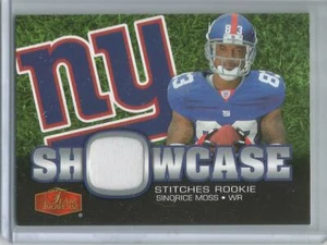 Tarjeta de novato Fleer Flair Showcase 2006 #SHS-SM, juego Sinorice Moss usada  - Imagen 1 de 2