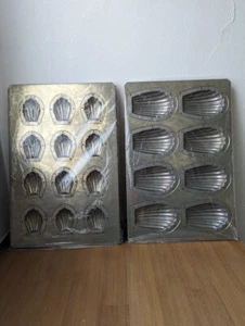 Chiyoda Metal Shellfish Cake Madeleine mold 8P 12P - Picture 1 of 25