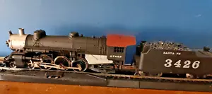HO Scale ATSF Santa Fe 4-6-2 Steam locomotive no 3426 Vintage - Picture 1 of 5