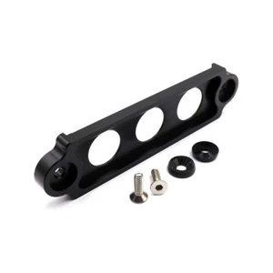 BLACK Anodized Billet Aluminum battery Tie Down Hold Bracket Lock for Honda - Picture 1 of 8