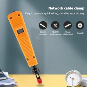 Double Head Blade Punch Down Tools 110/88 Telephone Network Module Wire Cutter - Bild 1 von 6