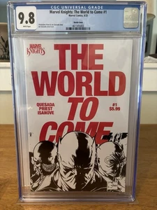 Marvel Knights: The World To Come #1 CGC 9.8 Joe Quesada Surprise Variant (2025) - Picture 1 of 3