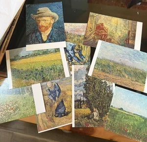 LOT OF 9 VINCENT VAN GOGH AMSTERDAM 1853 - 1890 POST CARDS UNBENUTZT - Bild 1 von 2