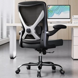 Silla de Oficina Ergonómica - Sillas de Escritorio de Computadora en Forma de X Cómodas, Malla Respaldo Alto... - Imagen 1 de 9