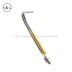 Fiber Optic Aufricht Nasal Retractor  6.5", 7 x 45 mm Gold Plated at German S.S - Picture 1 of 3