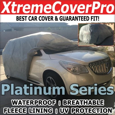 2013 2014 2015 Buick Enclave cubierta de coche impermeable con bolsillos de espejo - gris Foto 1 de 4