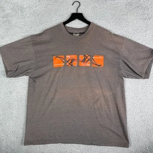 Camiseta De Colección Nike Y2K Para Hombre XL Manga Corta Gris Etiqueta Desteñida Swoosh - Imagen 1 de 7