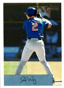 Bowman Heritage #182 2002 David Wright - Imagen 1 de 2