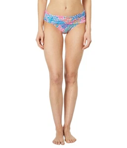 Parte inferior de bikini Lilly Pulitzer Lagoon Sarong Hipster Multi Splashdance 12 - Imagen 1 de 1