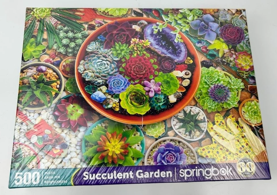 Springbok 33-01616 Succulent Garden 500 Piece Puzzle