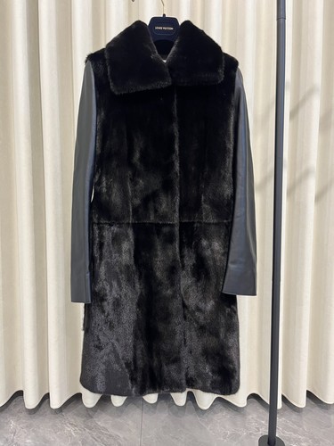 NUOVO £23.000 CHRISTIAN DIOR CAPPOTTO PELLICCIA DI VISONE IT42 FODERA SETA MADE IN FRANCE GIACCA