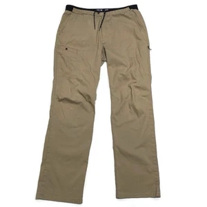 Pantaloni Mountain Hardwear AP Scrambler Uomo 34 Tan Outdoor Escursionismo Cotone OM0326 - Foto 1 di 16