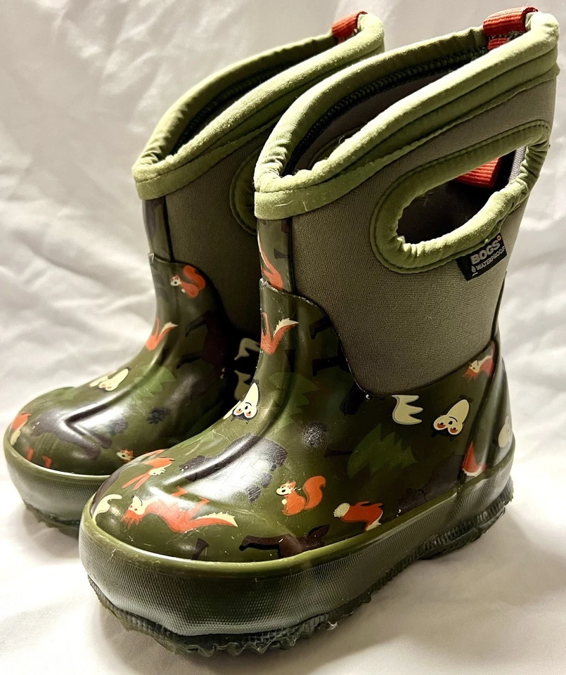 Botas Bogs Classic Woodland, verde oscuro, talla 5 71853-301 Foto 1 de 4