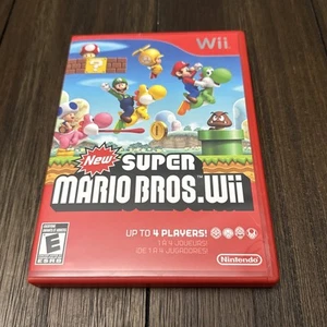 New Super Mario Bros. Wii ( Nintendo Wii, 2009) CIB COMPLETE TESTED WORKS - Picture 1 of 5