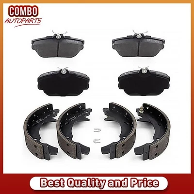 Pastillas de freno delanteras y traseras zapatas de tambor para Ford Taurus 2001 2002 2003 2004 2005 Foto 1 de 4