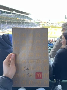 JOSHUA BLOCK SIGNED MCDONALDS FRIES BAG WORLD OF TSHIRTS PROOF TIKTOK YOUTUBE - Picture 1 of 3