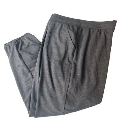 Pantalones de salón Sonoma talla grande 2X para mujer con puño con bandas bolsillos grises $30 nuevos con etiquetas Foto 1 de 4