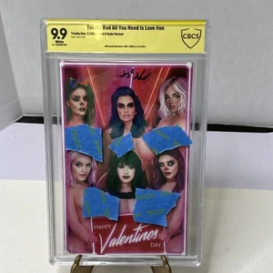Totally Rad All You Need Is Love 2021 variante desnuda firmada Jim Noble CBCS 9.9 A0 - Imagen 1 de 7