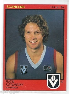 1982 Scanlens (114) Rick KENNEDY Footscray aMint - Bild 1 von 1