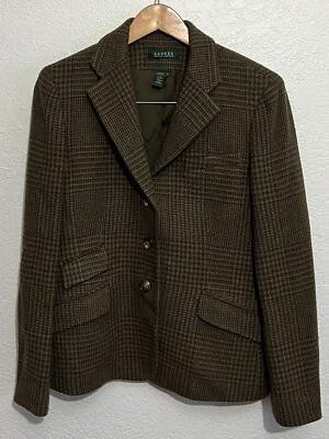 Vintage Sz 10 Ralph Lauren Riding Hacking Equestrian Preppy AcademiaWomen Blazer - Image 1 of 4