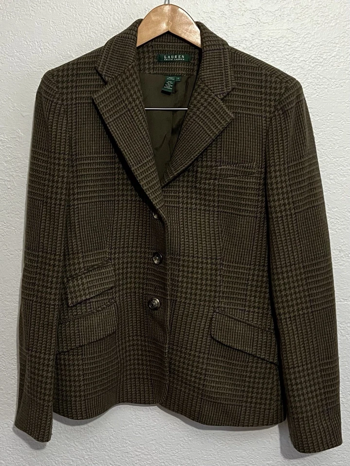 Blazer vintage talla 10 Ralph Lauren equitación hacking ecuestre preppy academia mujer Foto 1 de 4