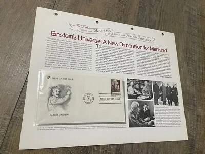 1979 Albert Einstein 15 Cents  First Day of Issue Stamp - Image 1 of 4
