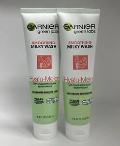 2-Garnier Green Labs Hyalu-Melon Smoothing Milky Wash Cleanser - 4.4 fl oz 