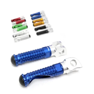 Clavijas delanteras CNC MPRO azules para MV Agusta Dragster 800 14 15 16 17 - Imagen 1 de 7