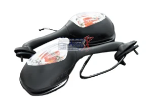 JUEGO DE ESPEJOS RETROVISORES APTOS PARA SUZUKI GSX-R GSXR 1000 K5 K6 K7 K8 05 06 07 08 capaz plegable E11 - Imagen 1 de 3
