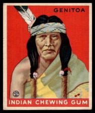 1933 Goudy Indian Chewing Gum #156 Genitoa  VG-VGEX NO RESERVE!