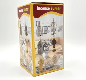 Quemador de incienso eléctrico plateado estilo árabe para Bakhoor & Oud - Fragancia para el hogar - Imagen 1 de 2