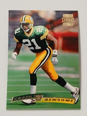 Craig Newsome Green Bay Packers 1996 Topps Stadium Club Card #105 - Image 1 of 2
