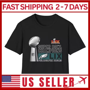 Philadelphia Eagles 2025 Super Bowl Champions T-Shirt Super Bowl LIX Shirt - Picture 1 of 19