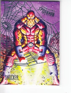 Fleer Ultra Spider-Man 2017 base lámina web #087 #87 Shocker Hobby casi nuevo/m😍* - Imagen 1 de 1