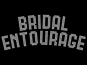 Bachelorette Party Hen Night Wedding Diamonte Transfer " Bridal Entourage " - S4 - Picture 1 of 1