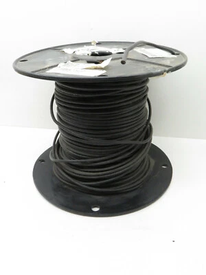 (400 pies) Servicio 10 AWG trenzado negro tipo THW cable de cobre de 7 hilos calibre #10 Foto 1 de 4