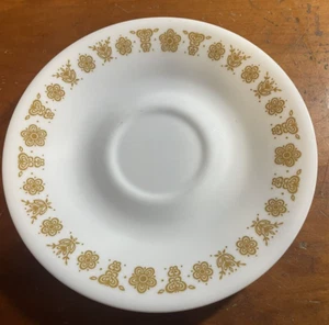 Vintage Corelle Butterfly Gold 6" Saucer #1 - Picture 1 of 2