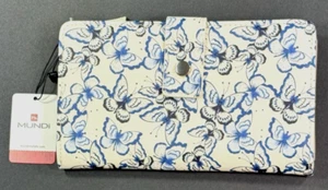 Mundi Damen/SMOOTH OPERATOR - Geldbörse/blau Schmetterling/ZIP-Bereich/reg $44,00 - Bild 1 von 12