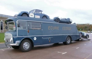Kit a escala 1/43. Camión transportador de carreras Commer. Ecurie Ecosse. UPS. - Imagen 1 de 17
