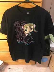 Funko Pop! Tee - BRITNEY SPEARS T-Shirt ONLY (from box set) - NEW! Sizes S,M,L - Picture 1 of 4