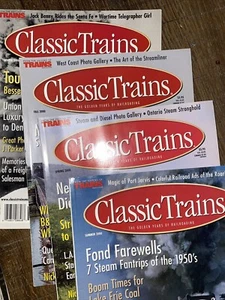 Classic Trains 2000 Spring Summer Fall Winter Editions Magazines  - Picture 1 of 5